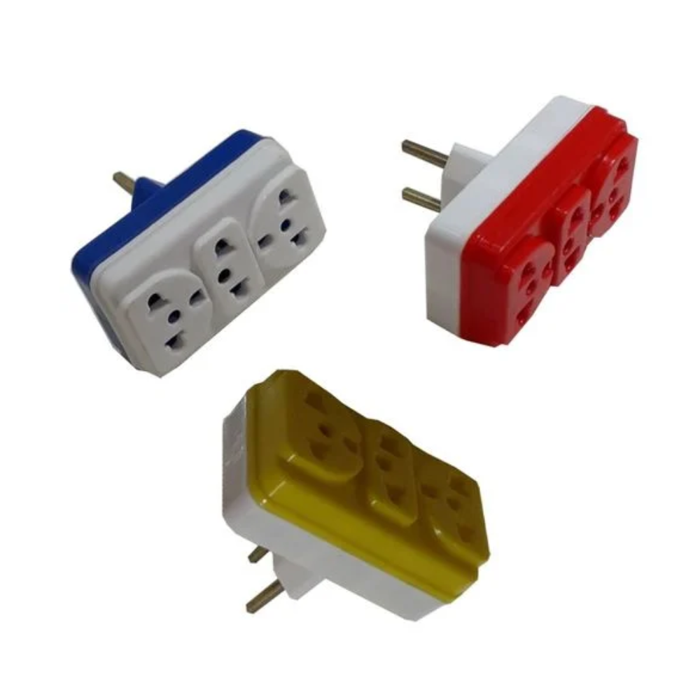 Plugue Macho Tipo (T) C/3 Saida 10A X 20A(Konectar)