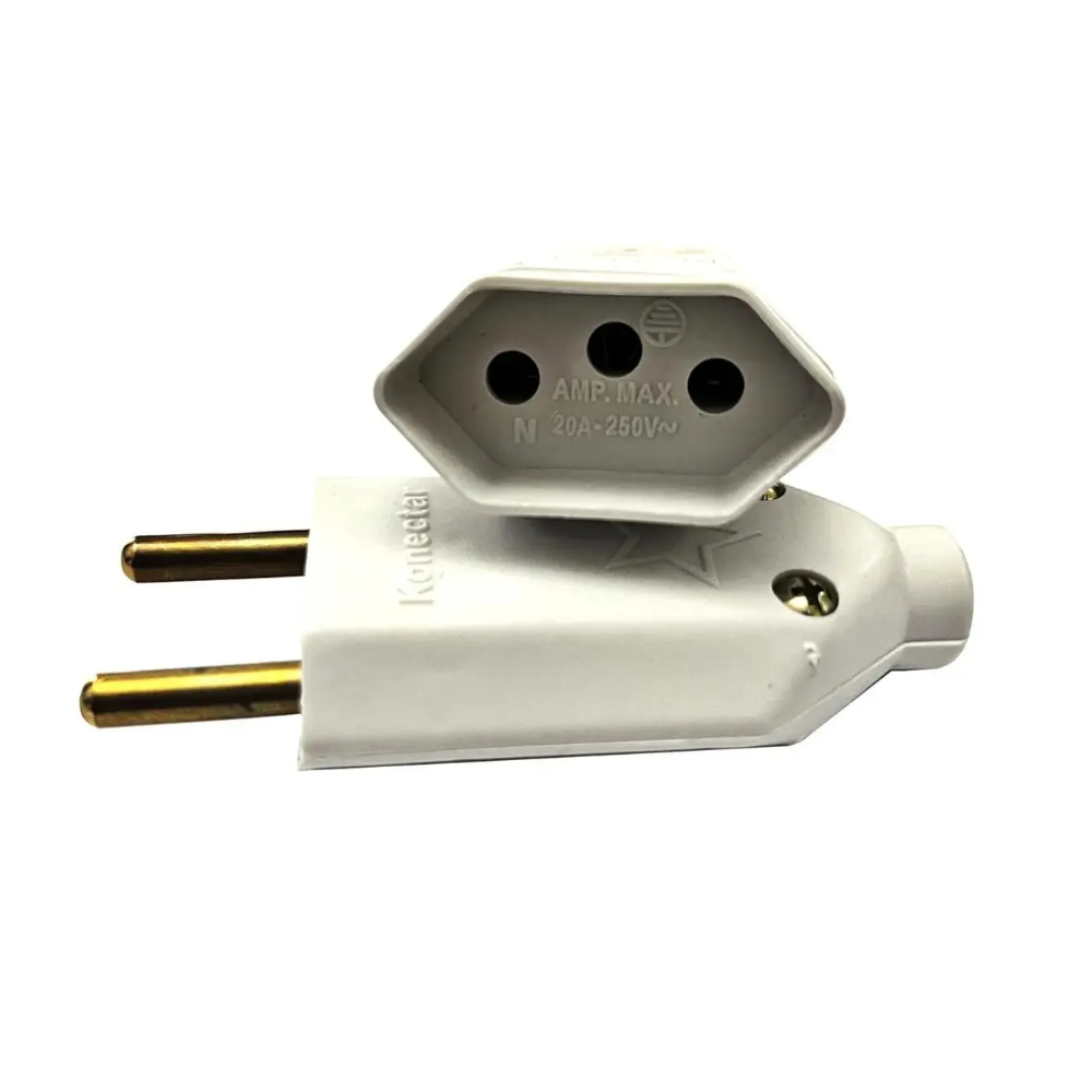 Tomada Femea 3-Pinos 20A (Konectar)