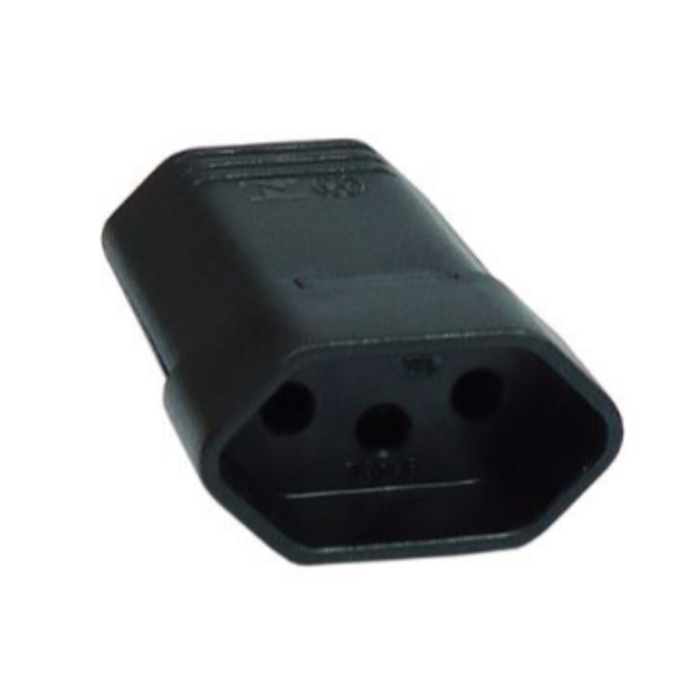 Tomada Femea 3-Pino 10A Preto (MarGirius)