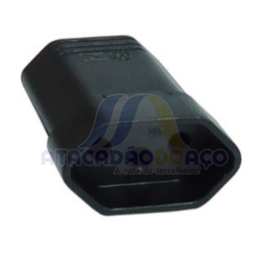 Tomada Femea 3-Pino 20A Preto (MarGirius)