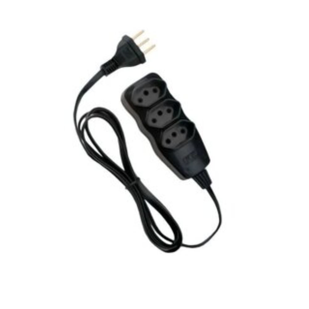 Extensao 3 Tom.10A X 3mt Preto (Lig Plus)