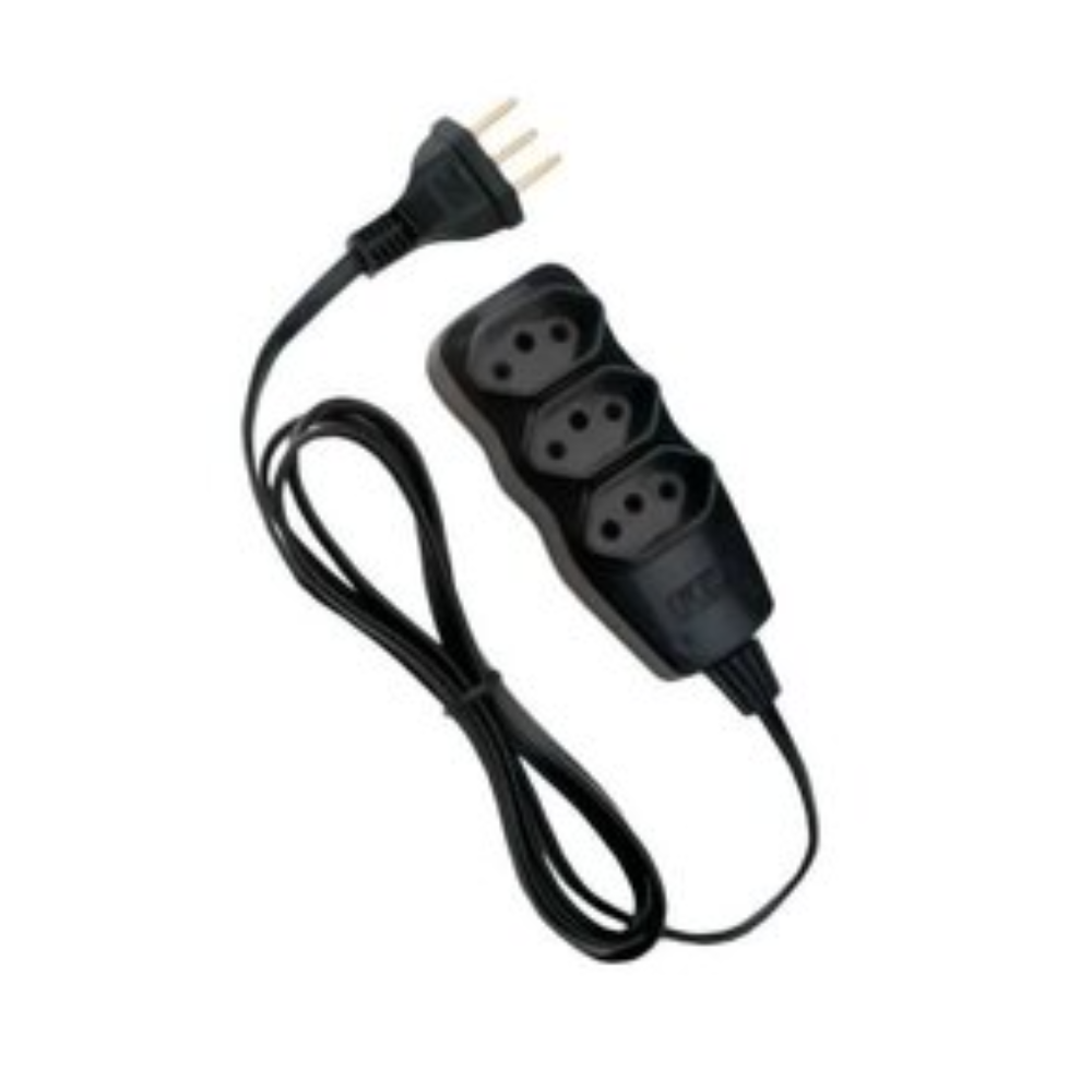Extensao 3 Tom.10A X 5mt Preto (Lig Plus)