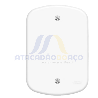 Placa 4 x 2 Cega Branco (Fame)