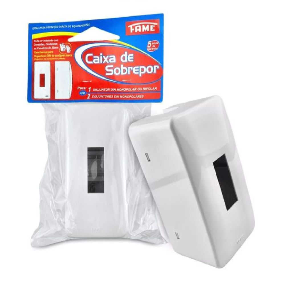 Caixa Sobrepor Para Disjuntor de 1 e 2 (Fame)