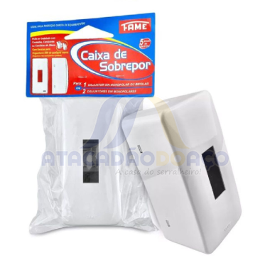 Caixa Sobrepor Para Disjuntor de 1 e 2 (Fame)
