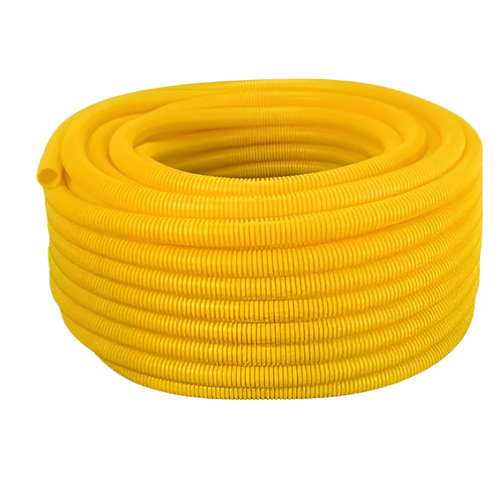 Conduite Corrugado Flexivel Amarelo - 1