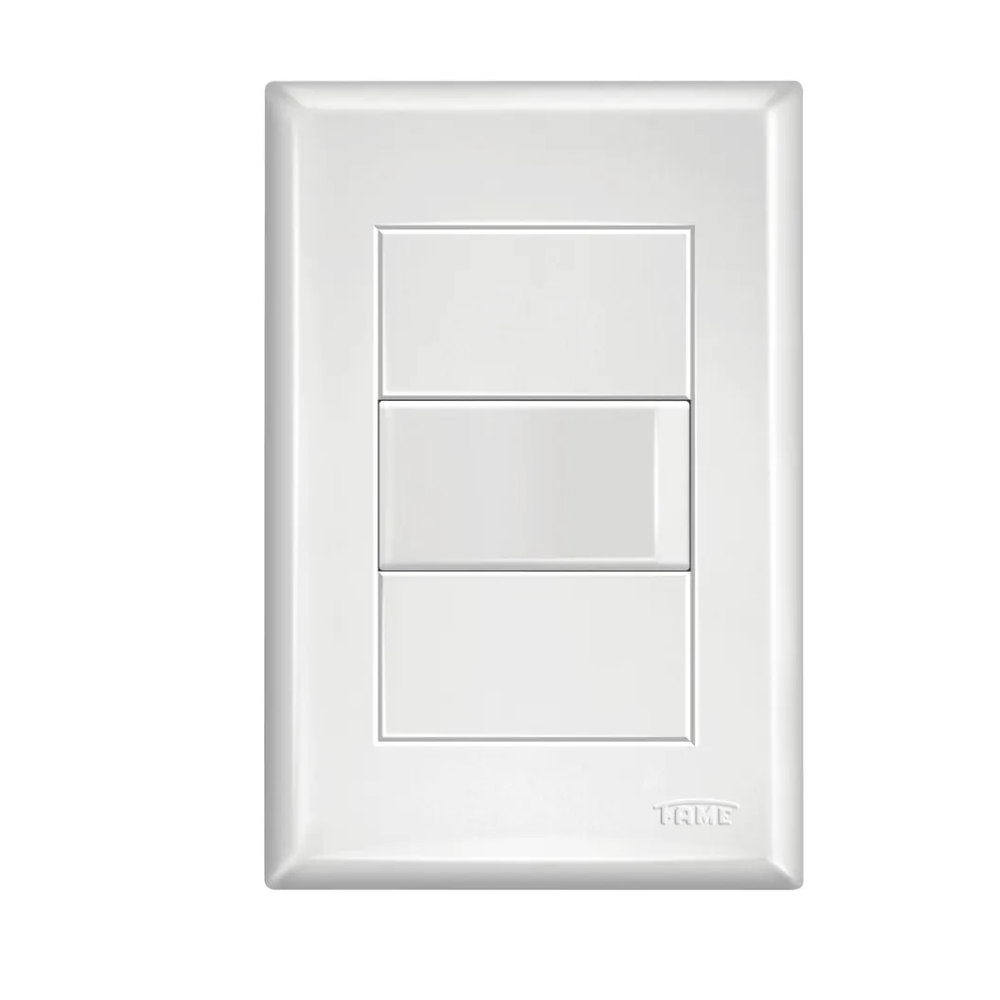 Interruptor C/ Placa 3-Pino 10A (Fame)