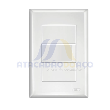 Interruptor C/ Placa 3-Pino 10A (Fame)