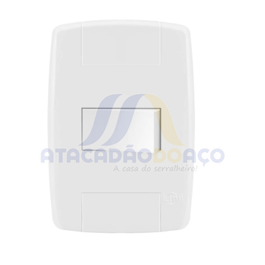Interruptor Simples C/Placa 10A Ref:8717 (Ilumi)