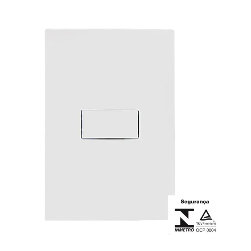 Interruptor Simples C/Placa 10A Ref:9417 (Ilumi)