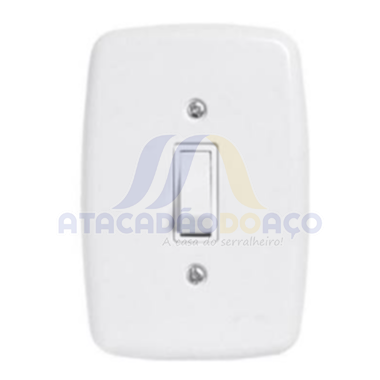 Interruptor Simples C/Placa 10A (Pluzie Ideale)