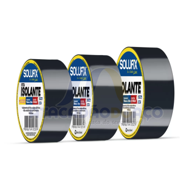 Fita Isolante 10mt Preto (Solufix)