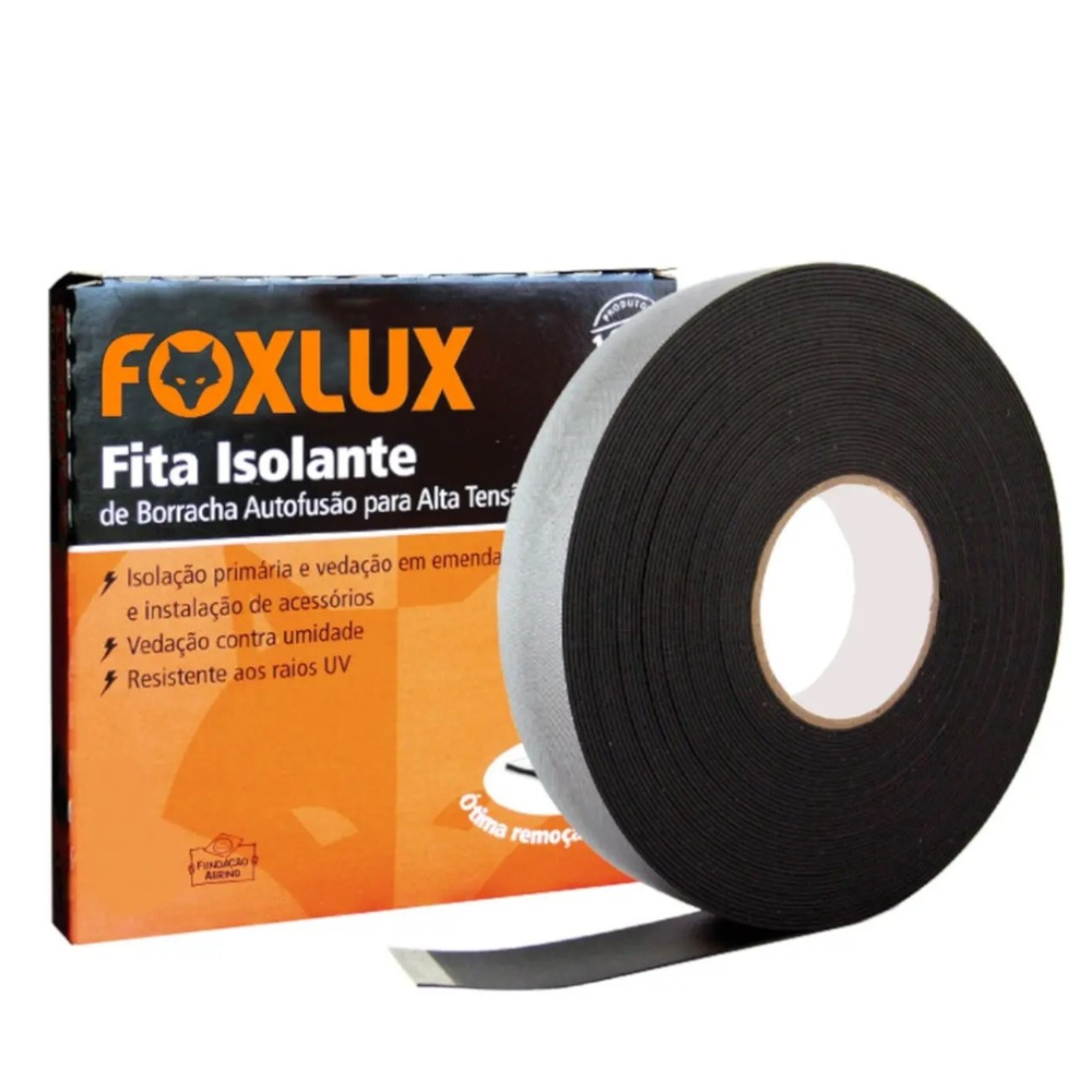 Fita Isolante Auto Fusão 2mt Preto (Fame)