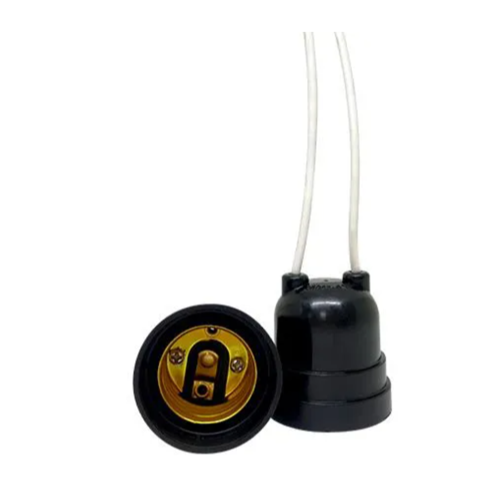 Bocal Soquete - E27 C/ Rabicho Term.4A/250V (Force Line)