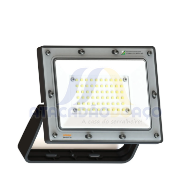 Refletor Led 100W 6500K Bivolt Preto (Foxlux)