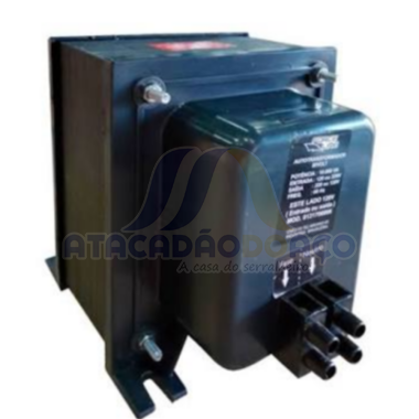 Auto Transformador Bivolt 10.000 VA C/ Borne (Force Line)