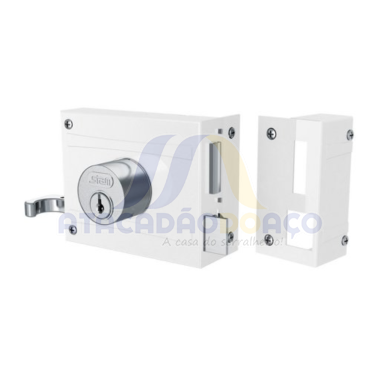 Fechadura Sobrepor 701/100 - Branco (Stam)