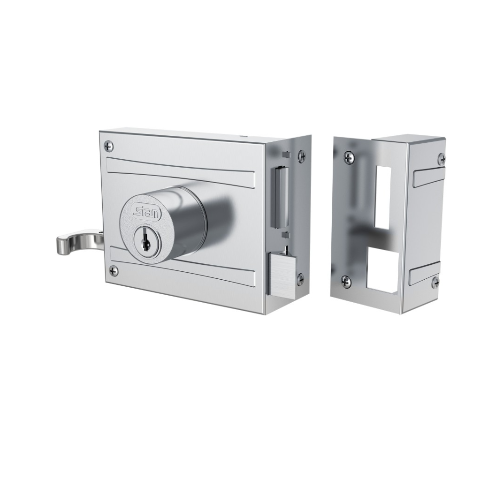 Fechadura Sobrepor 701/100 - Inox (Stam)