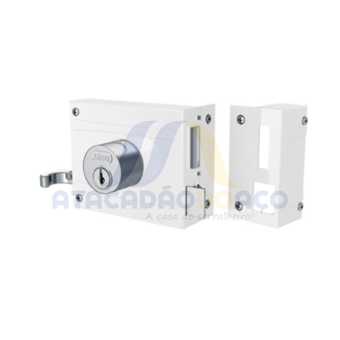 Fechadura Sobrepor 701/80 - Branco(Stam)
