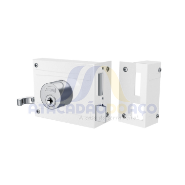 Fechadura Sobrepor 1701/80 - Branco (Stam)