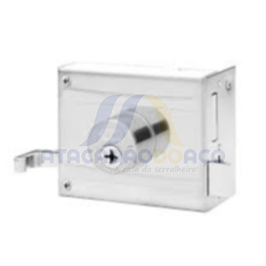 Fechadura Sobrepor 1701/80 - Inox (Stam)