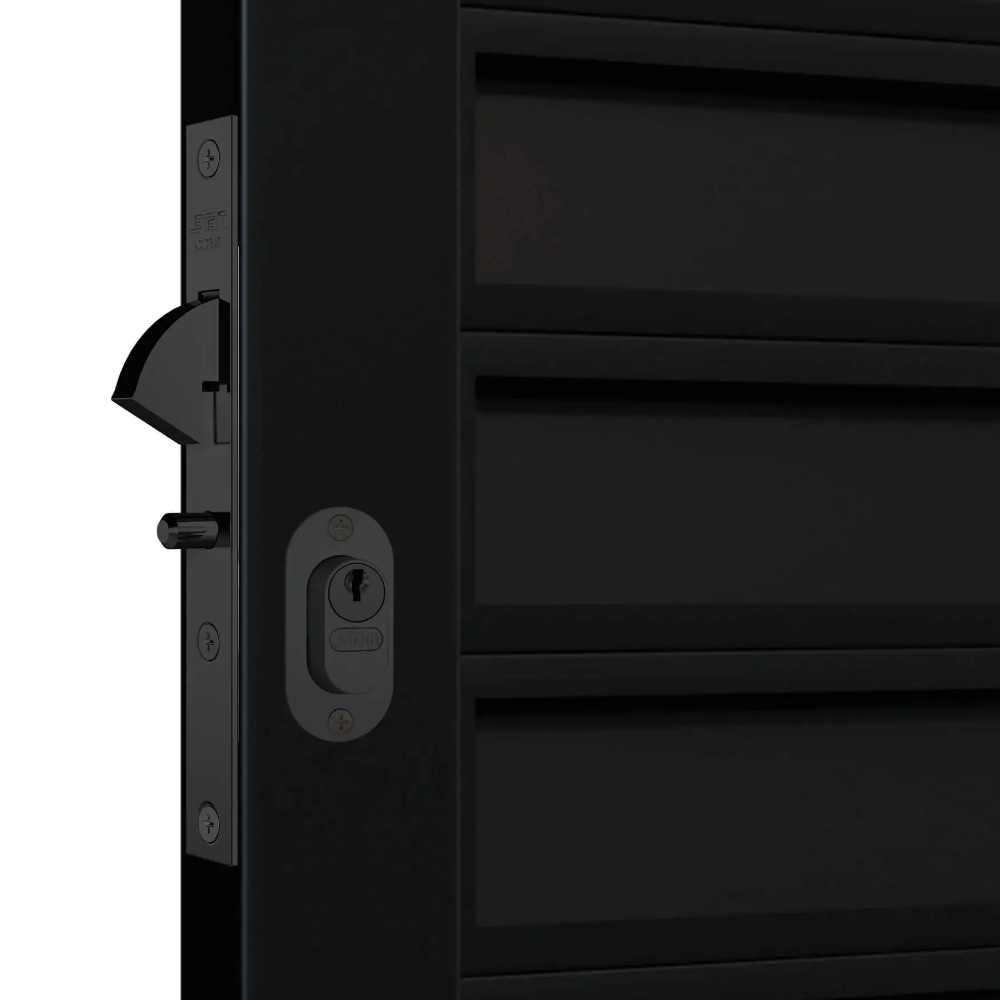 Fechadura P/ de Correr - 901 Preto (Stam)