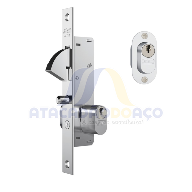 Fechadura P/ de Correr - 901 Buzio Branco (Stam)