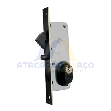 Fechadura P/ de Correr Preto - F1300 (Aliança)