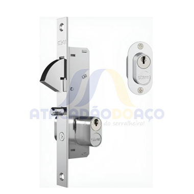 Fechadura P/ de Correr - 901 Buzio Inox (Stam)