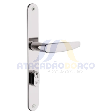 Fechadura P/ Perfil Estreito Branco - 522/11274 (3F)