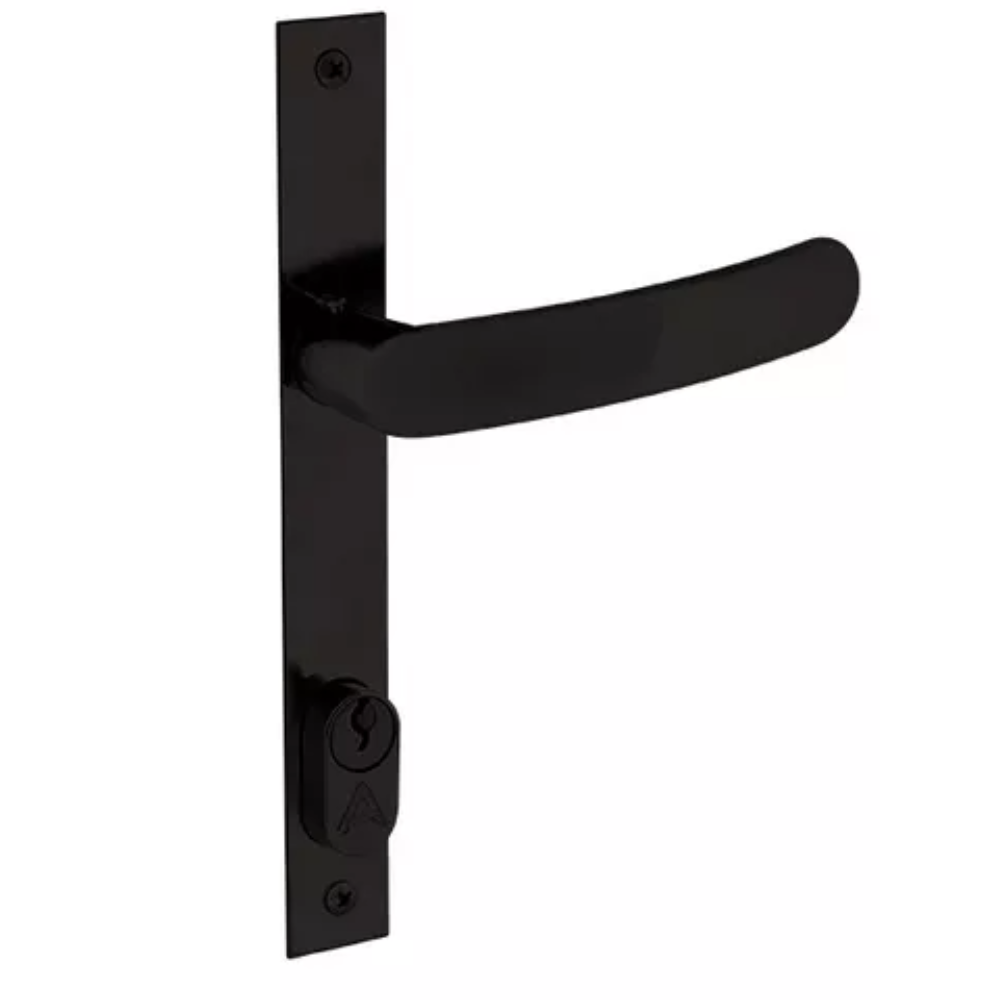 Fechadura P/ Perfil Estreito Preto - F1400 (Aliança)