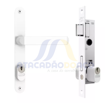 Fechadura 401/07 Buzios Esp. Branco (Stam)