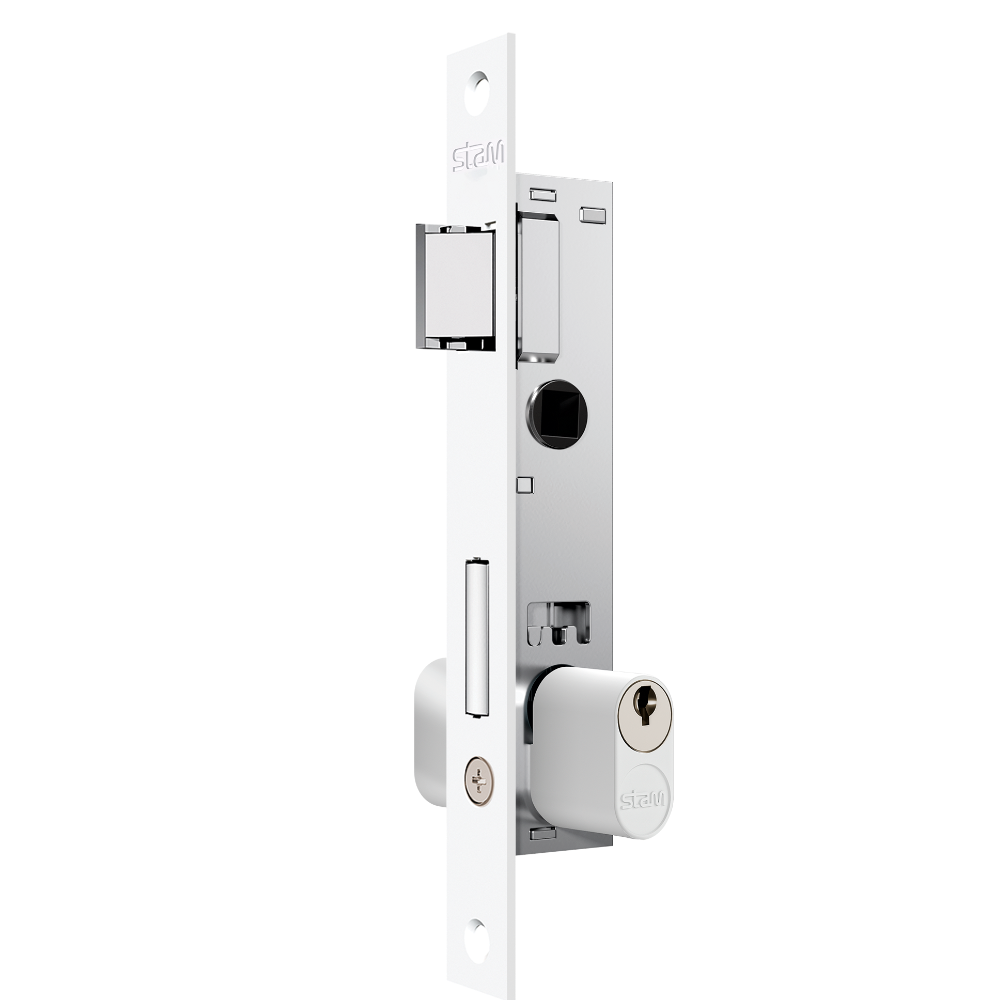 Fechadura 401/33 Espelho Branco (Stam)