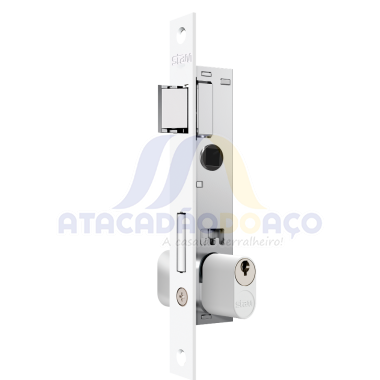 Fechadura 401/33 Espelho Branco (Stam)