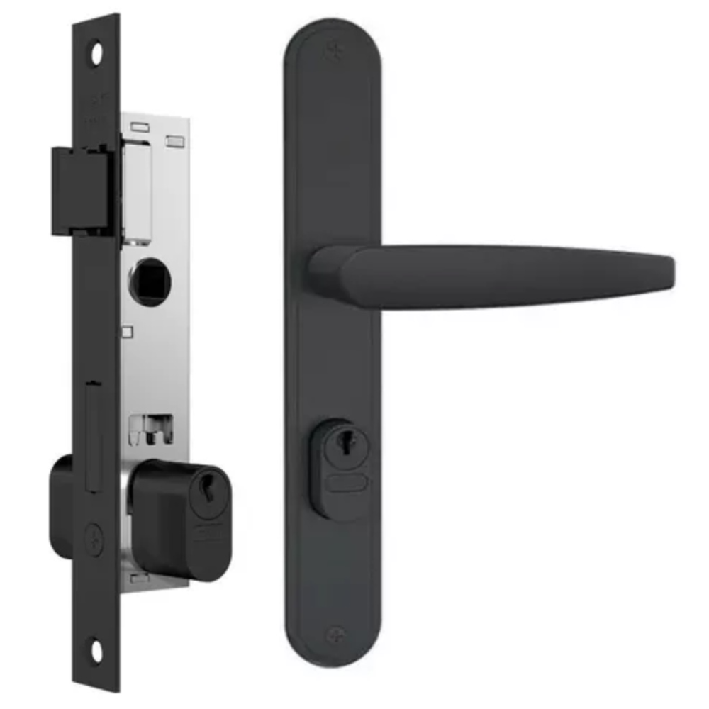 Fechadura 401/33 Espelho Preto (Stam)