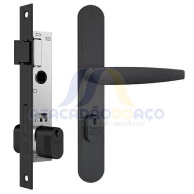 Fechadura 401/33 Espelho Preto (Stam)