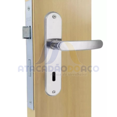 Fechadura Int. P/ Porta Madeira Inox - 2700/71 (Aliança)