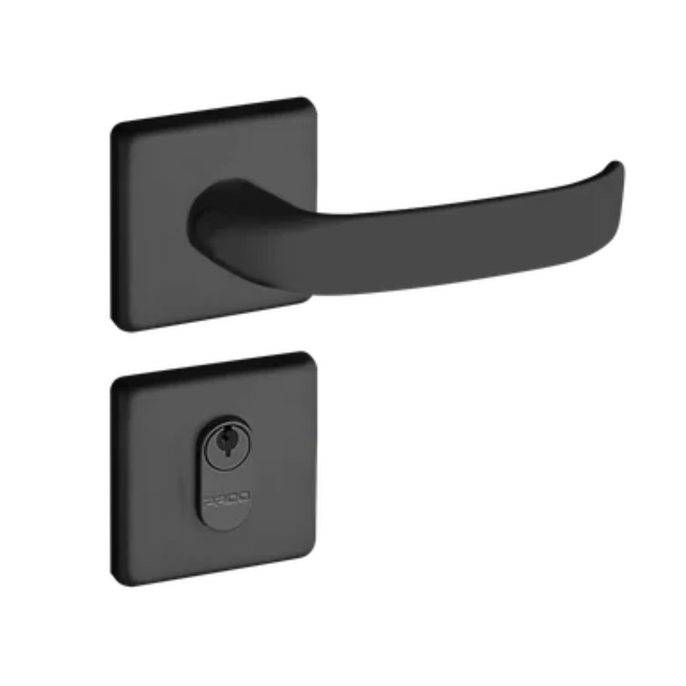 Fech. Int P/ Porta Mad.Esp.Preto Quad. (Pado 727)