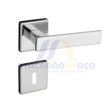 Fech. Int P/ Porta Mad.Esp.Inox Quad. (Pado 722)