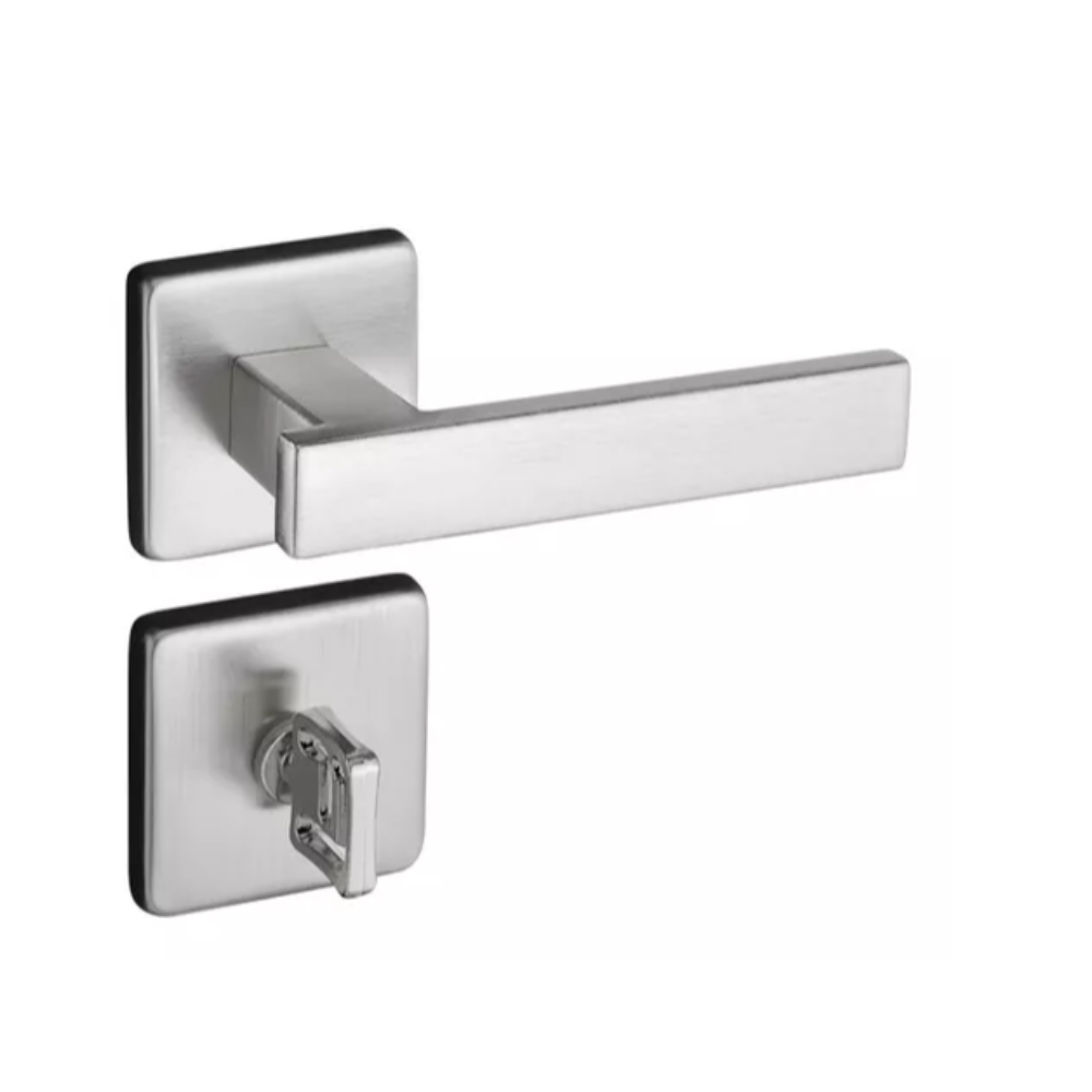 Fech. WC P/ Porta Mad.Esp.Inox Quad. (Pado 720)