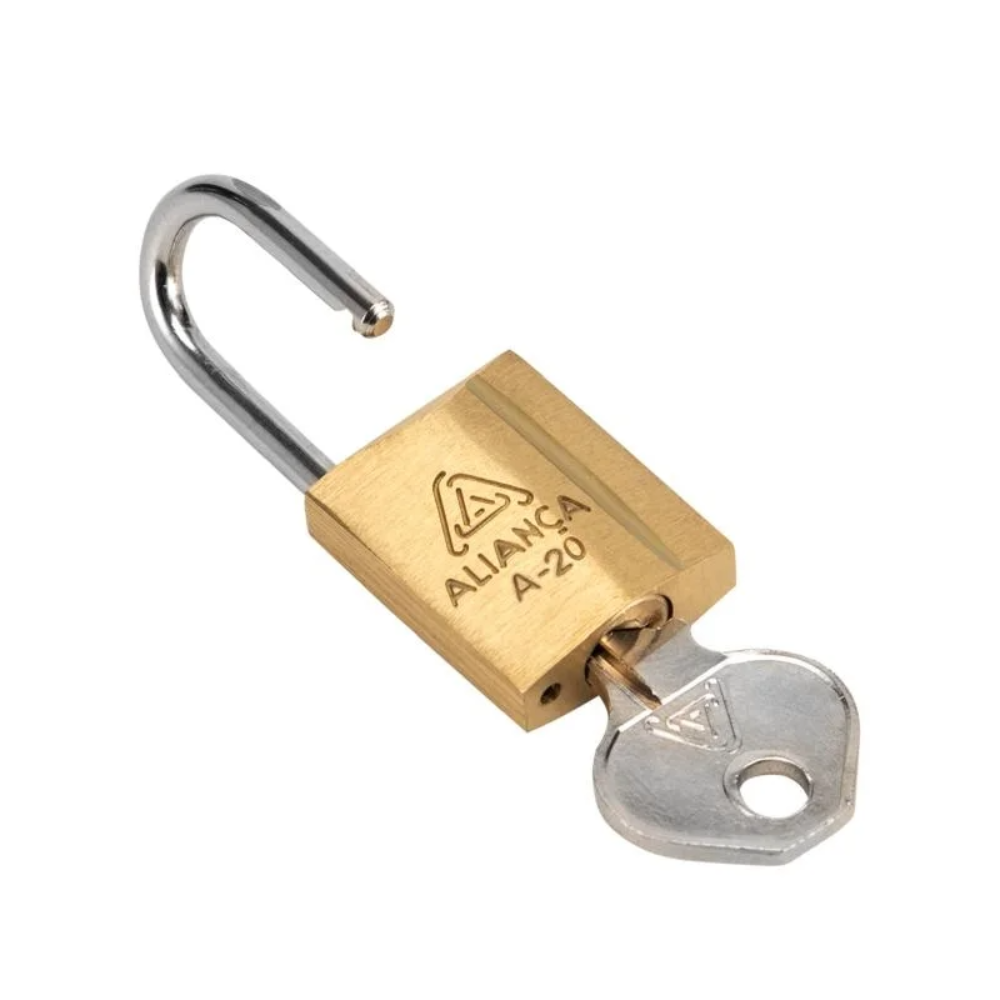 Cadeado de Latao A - 20 (Aliança)