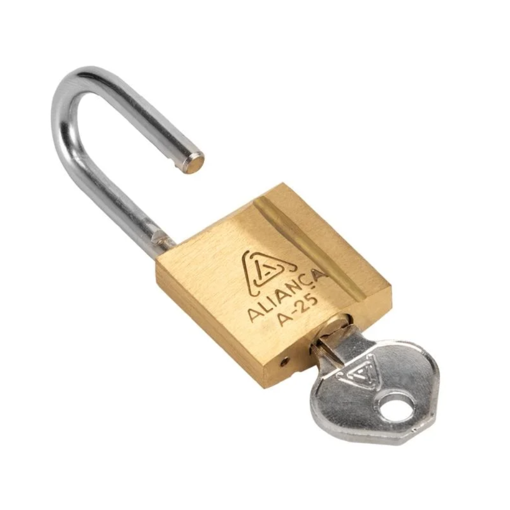 Cadeado de Latao A - 25 (Aliança)