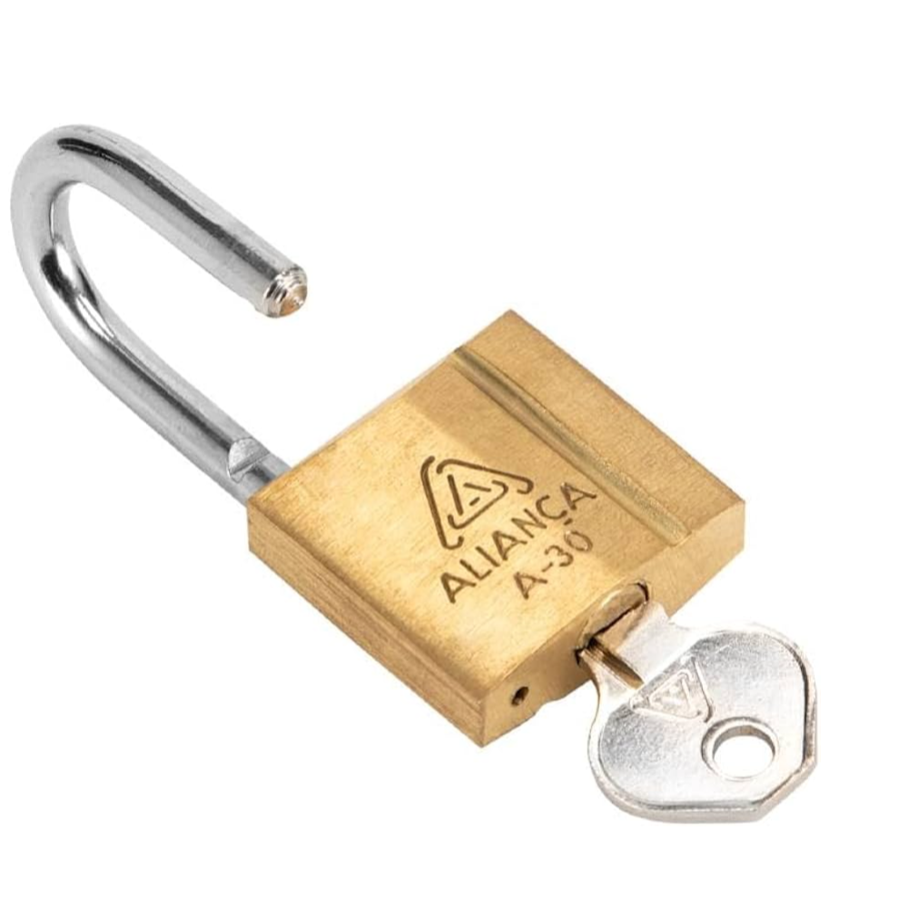 Cadeado de Latao A - 30 (Aliança)
