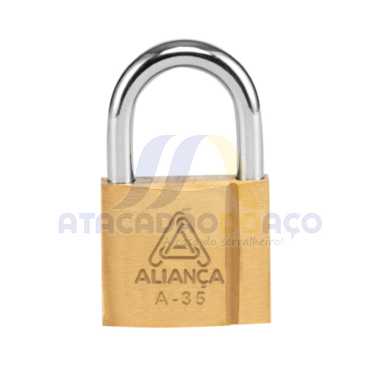 Cadeado de Latao A - 35 (Aliança)