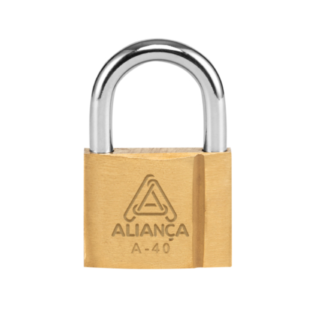 Cadeado de Latao A - 40 (Aliança)