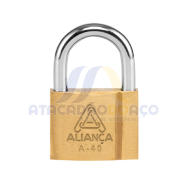 Cadeado de Latao A - 40 (Aliança)