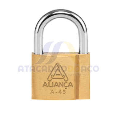 Cadeado de Latao A - 45 (Aliança)