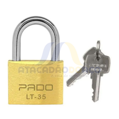 Cadeado de Latao - 35mm (Pado)