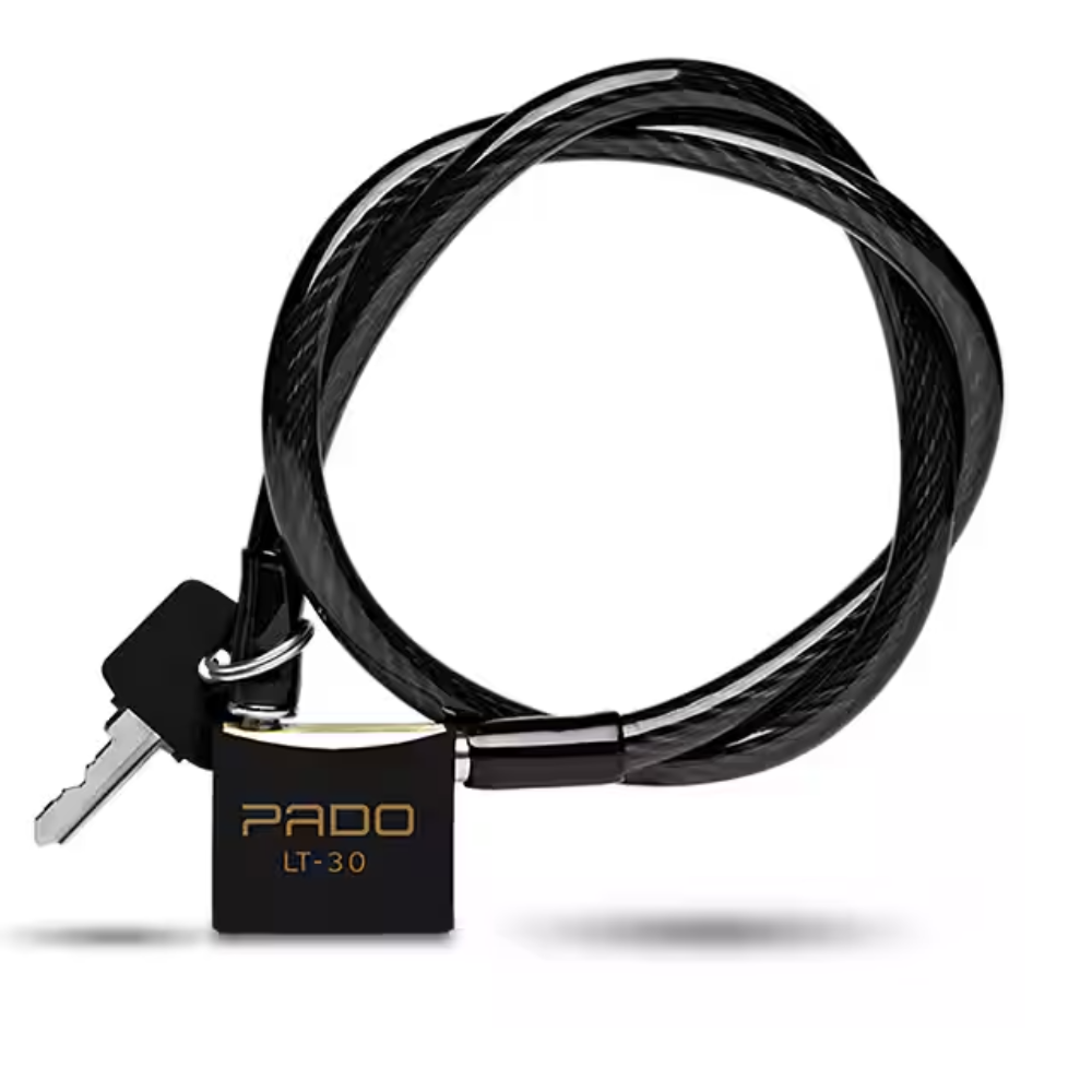 Cadeado P/ Bicicleta - 30/60 Preto (Pado)