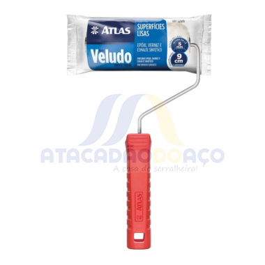 Rolo P/Pintura Veludo 329/9 - 09 cm (Atlas)